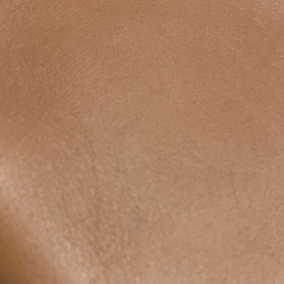 EUC Vintage COACH Tan Leather Glitter Cheeky Zip Wristlet - Picture 11 of 12